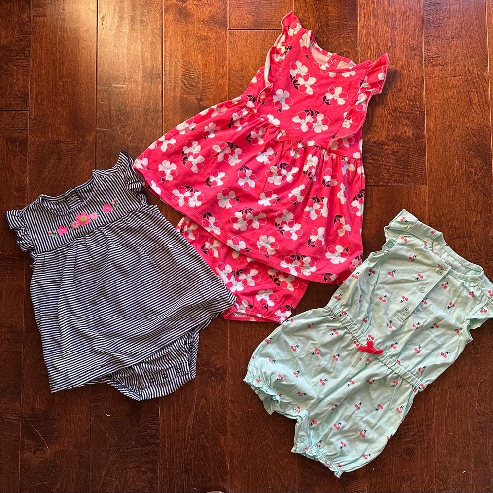Carter’s 3-Piece Outfit Set 18M NWOT Spring Summer Outfits